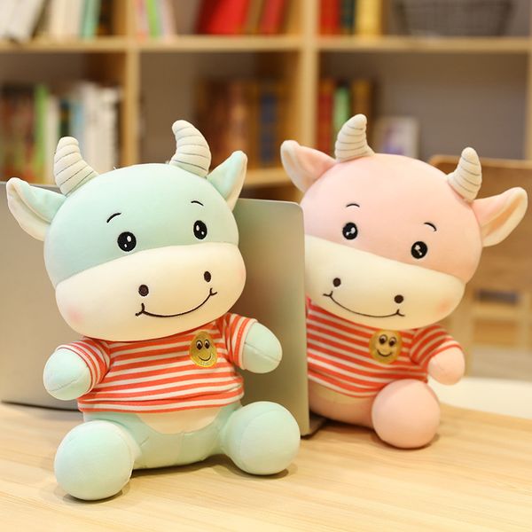 new year of the ox mascot doll down cotton smile cow plush toys to map sample custom wholesale
new year of the ox mascot doll down cotton smile cow plush toys to map sample custom wholesale