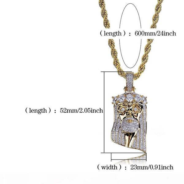 new copper gold color покрыло iced out иисус лицо ожерелье micro pave cz камень hip hop bling ювелирные изделия, Silver
new copper gold color покрыло iced out иисус лицо ожерелье micro pave cz камень hip hop bling ювелирные изделия, Silver