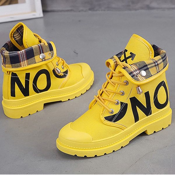 women ankle boots high lace-up canvas shoes white black yellow female vulcanized footwear outdoor tooling boots breathable
women ankle boots high lace-up canvas shoes white black yellow female vulcanized footwear outdoor tooling boots breathable