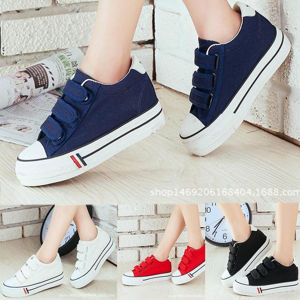spring hook and loop canvas designer shoes women's with thick soles white casual korean version of board student tide, Black
spring hook and loop canvas designer shoes women's with thick soles white casual korean version of board student tide, Black