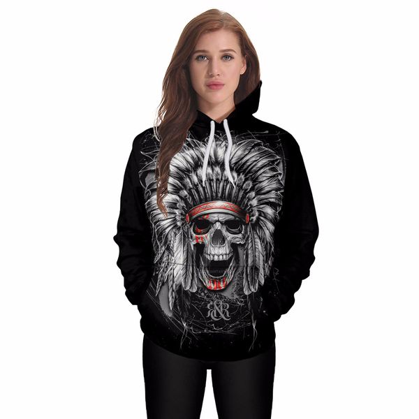 new factory direct sales volume first-hand source 3d skull printing hooded sweater men and women couple models explosion models, Black
new factory direct sales volume first-hand source 3d skull printing hooded sweater men and women couple models explosion models, Black