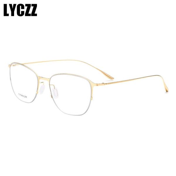 lyczz popular metal round large frame glasses decorative spectacles lightweight clear lens retro optica ltitanium alloy eyewear, Black
lyczz popular metal round large frame glasses decorative spectacles lightweight clear lens retro optica ltitanium alloy eyewear, Black