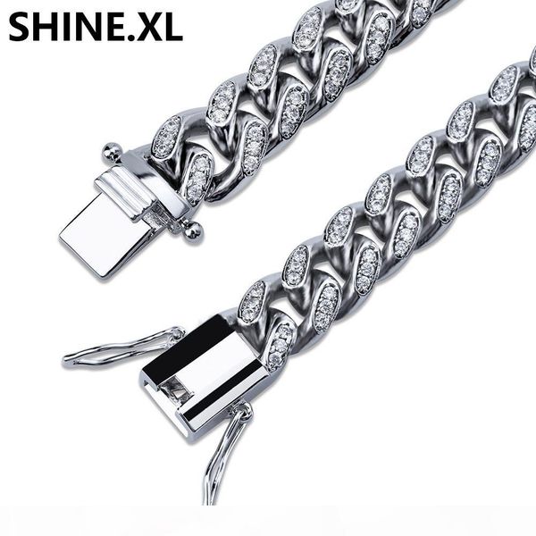 10mm miami cuban link chain bracelets iced out micro paved cz stone gold silver hip hop bracelets 7,8 inch, Black
10mm miami cuban link chain bracelets iced out micro paved cz stone gold silver hip hop bracelets 7,8 inch, Black