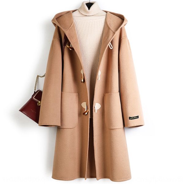 xclmk 2020 new hand-stitched double-sided overcoat length high-end hooded toggle off season 2020 new hand-stitched double-sided wool overcoa, Black
xclmk 2020 new hand-stitched double-sided overcoat length high-end hooded toggle off season 2020 new hand-stitched double-sided wool overcoa, Black