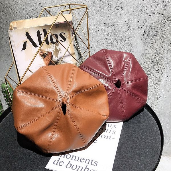 zvs6b little red little red painter's beret parent-child foreign style pu leather octagonal beret children's painter hat mother-da, Blue;gray
zvs6b little red little red painter's beret parent-child foreign style pu leather octagonal beret children's painter hat mother-da, Blue;gray