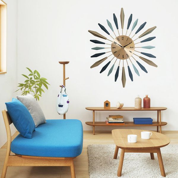 european-style living room porch mute wall clock iron light luxury decorative wall clock milk tea shop wall watch art clock
european-style living room porch mute wall clock iron light luxury decorative wall clock milk tea shop wall watch art clock