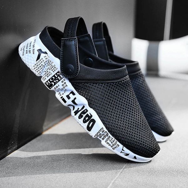 weweya 2020 new summer slippers men beach sandals mesh slides male letter design outdoor men shoes water shoes slippers, Black
weweya 2020 new summer slippers men beach sandals mesh slides male letter design outdoor men shoes water shoes slippers, Black