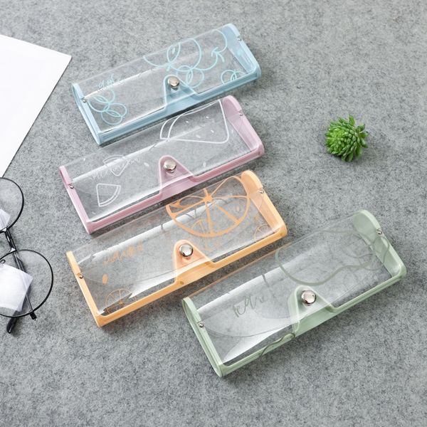 creative fruit pattern color transparent case case storage myopia glasses portable storage box fashion glasses box, Blue
creative fruit pattern color transparent case case storage myopia glasses portable storage box fashion glasses box, Blue