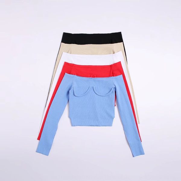 7077-17 early autumn new korean style slim fit chest crescent sleeve split sweater high waist short long sleeve sweater, White
7077-17 early autumn new korean style slim fit chest crescent sleeve split sweater high waist short long sleeve sweater, White