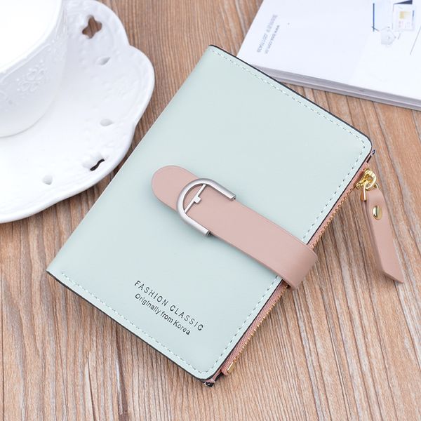 yaubi new women's short zipper soft ribbon card bag wallet leather wallet female student korean style fashion ribbon buckle coin purse, White
yaubi new women's short zipper soft ribbon card bag wallet leather wallet female student korean style fashion ribbon buckle coin purse, White
