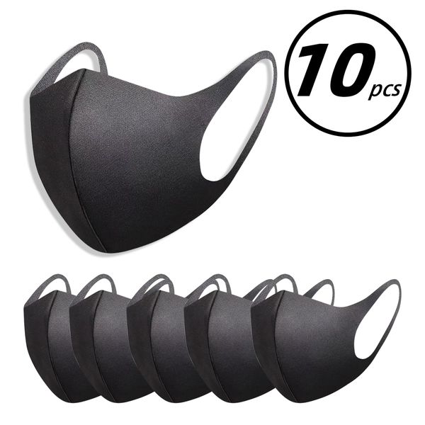 10pcs моющейся упругая ушная face дыхательной маска многоразовая использование анти пыль хлопок роты маска мода черной маски для взрослых, Silver
10pcs моющейся упругая ушная face дыхательной маска многоразовая использование анти пыль хлопок роты маска мода черной маски для взрослых, Silver