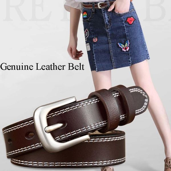 new genuine leather belt for woman strap casual all-match ladies adjustable belts, Black;brown
new genuine leather belt for woman strap casual all-match ladies adjustable belts, Black;brown