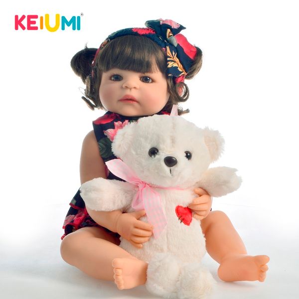 keiumi 22 inch reborn baby doll silicone full body realistic girl babies toy fashion doll for children's day gifts t200712, White
keiumi 22 inch reborn baby doll silicone full body realistic girl babies toy fashion doll for children's day gifts t200712, White