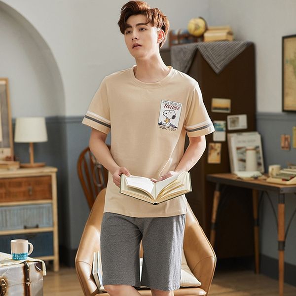 summer new pajamas men's cotton sports short sleeve casual loose plus size pants pants suit trousers suit home clothes thin, Black;brown
summer new pajamas men's cotton sports short sleeve casual loose plus size pants pants suit trousers suit home clothes thin, Black;brown