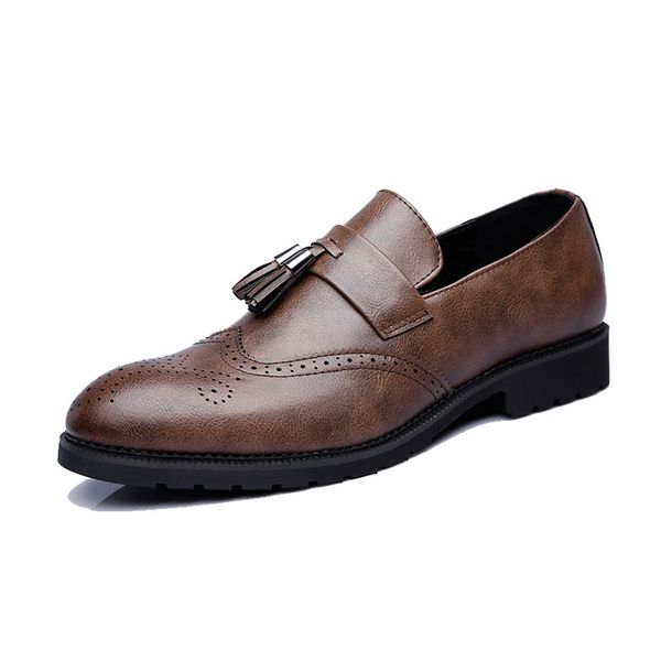 2020 men formal shoes men's business dress brogue shoes for wedding party microfiber leather oxford, Black
2020 men formal shoes men's business dress brogue shoes for wedding party microfiber leather oxford, Black