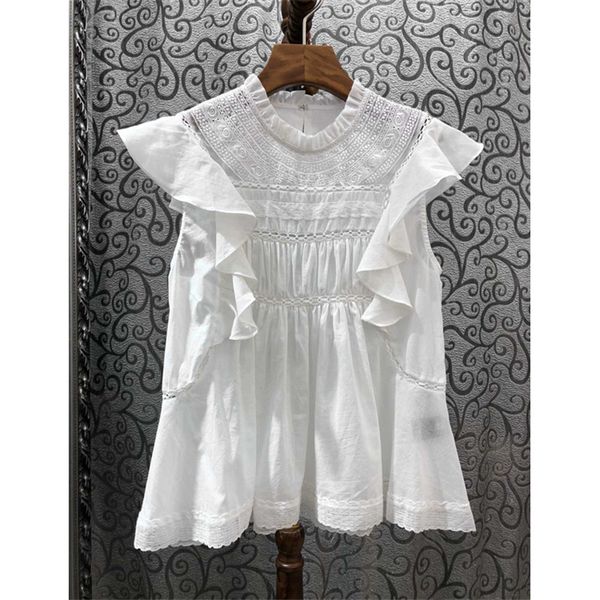 2020 new women lace hollow out blouse black/white ruffles sleeve ladies casual sweet shirt top
2020 new women lace hollow out blouse black/white ruffles sleeve ladies casual sweet shirt top