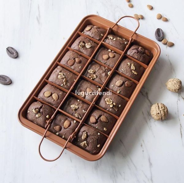 non-stick carbon steel brownie baking pan creative chocolate cake mold kitchen thick square lattice molds professional bakeware tools
non-stick carbon steel brownie baking pan creative chocolate cake mold kitchen thick square lattice molds professional bakeware tools