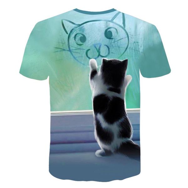 2020 new 3d t-shirt men's short-sleeved shirt 3d white cat printed animal t-shirt street wear hip-hop men's shir, White;black
2020 new 3d t-shirt men's short-sleeved shirt 3d white cat printed animal t-shirt street wear hip-hop men's shir, White;black