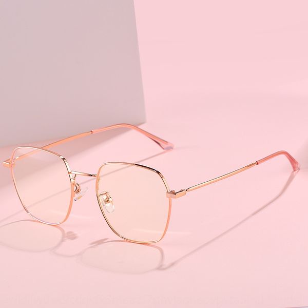 2020 new square metal frame artistic polygon plain glasses men's and women's large frame glasses 9217, Silver
2020 new square metal frame artistic polygon plain glasses men's and women's large frame glasses 9217, Silver