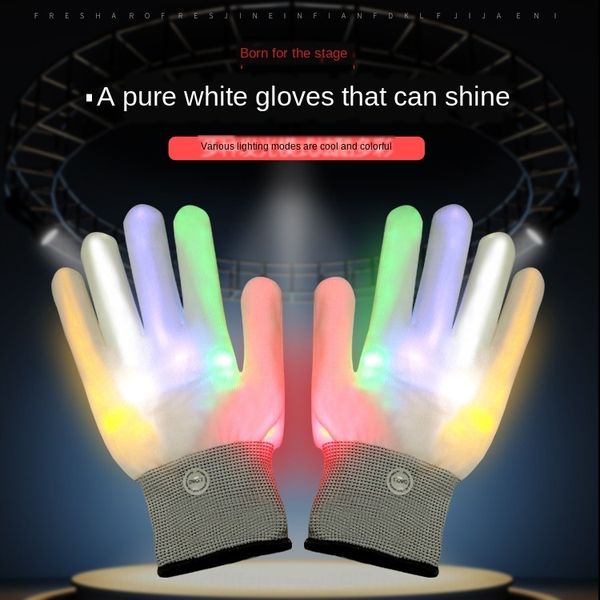 festival stage dancing colorful luminous dance luminous optical fiber gloves led gloves entertainment cheering props, Blue;gray
festival stage dancing colorful luminous dance luminous optical fiber gloves led gloves entertainment cheering props, Blue;gray