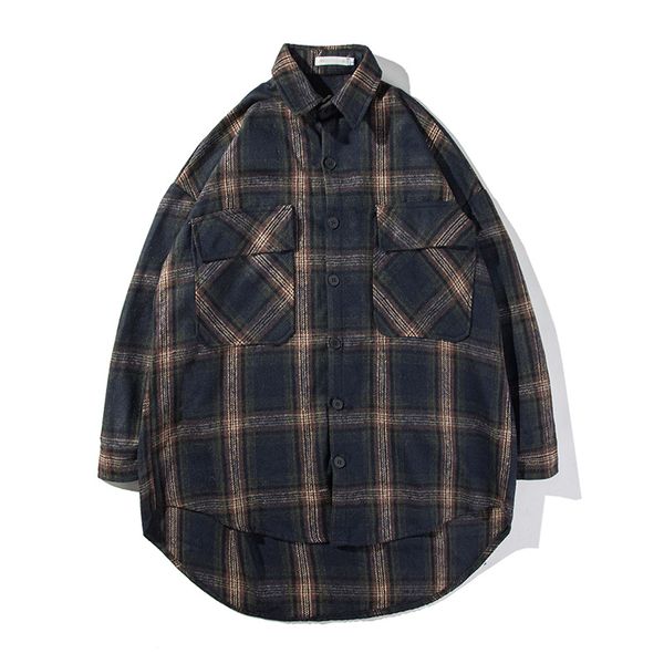 men's casual shirts mens fashion flannel plaid hip hop long sleeve streetwear cotton loose, White;black
men's casual shirts mens fashion flannel plaid hip hop long sleeve streetwear cotton loose, White;black