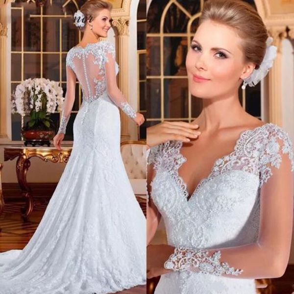 wedding dresses mermaid v neck bridal gowns lace appliques plus size 2 4 6 8 10 12 14 16 18 20 22 24, White
wedding dresses mermaid v neck bridal gowns lace appliques plus size 2 4 6 8 10 12 14 16 18 20 22 24, White