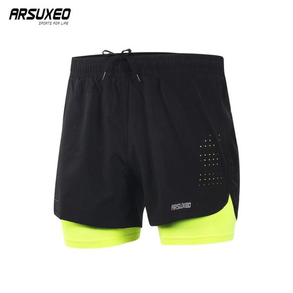 arsuxeo men's running shorts outdoor sports training exercise jogging gym fitness 2 in 1 shorts with longer liner quick dry b179, Black;blue
arsuxeo men's running shorts outdoor sports training exercise jogging gym fitness 2 in 1 shorts with longer liner quick dry b179, Black;blue