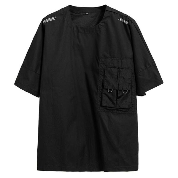 men hip hop t-shirts streetwear hip hop loose elastic cargo back fashion summer harajuku short sleeves shirts, White;black
men hip hop t-shirts streetwear hip hop loose elastic cargo back fashion summer harajuku short sleeves shirts, White;black