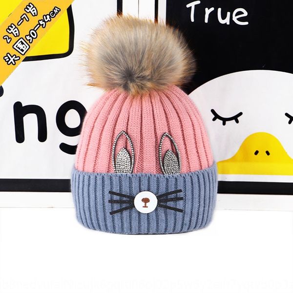 new children's hat warm wool wool cat beard men's and women's fashion baby korean woolen hat winter warm knit, Blue;gray 
new children's hat warm wool wool cat beard men's and women's fashion baby korean woolen hat winter warm knit, Blue;gray
