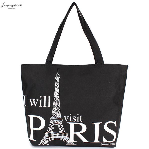 large space women canvas handbag zipper shopping shoulder bag paris eiffel tower pattern girls beach bookbag casual tote fashion
large space women canvas handbag zipper shopping shoulder bag paris eiffel tower pattern girls beach bookbag casual tote fashion