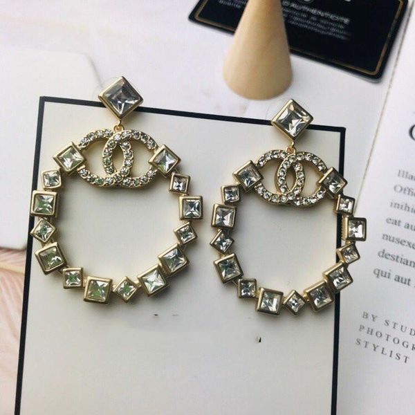 woman earrings early spring new square diamond round hollow earrings brass earrings fashion jewelry supply, Golden
woman earrings early spring new square diamond round hollow earrings brass earrings fashion jewelry supply, Golden