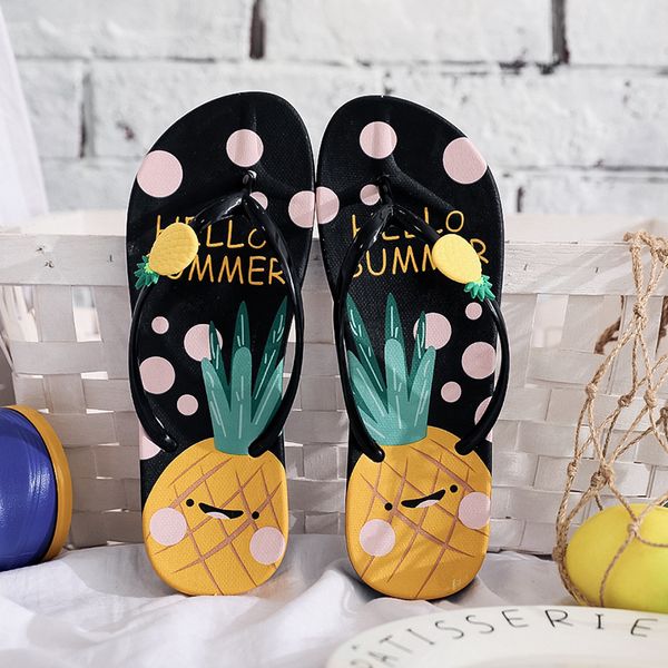 fashion casual beach pineapple slippers women summer 2020 comfortable soft flat with sandals woman students toe flip flops, Black
fashion casual beach pineapple slippers women summer 2020 comfortable soft flat with sandals woman students toe flip flops, Black