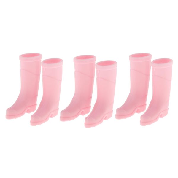 

gardening pink rain boot for 1:12 scale dollhouse home garden ornaments