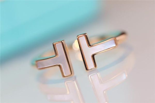 2020 designer ring female sterling silver ring open ring designer letter t style wedding gift 
2020 designer ring female sterling silver ring open ring designer letter t style wedding gift