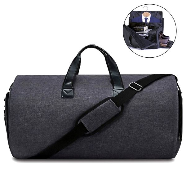 convertible garment suit travel duffel bag, 2 in 1 carry on weekender garment bag overnight suitcase with shoes compartment cx200711
convertible garment suit travel duffel bag, 2 in 1 carry on weekender garment bag overnight suitcase with shoes compartment cx200711