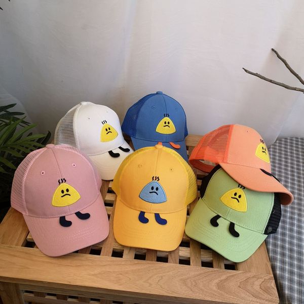net hat cute base triangle rice ball style breathable cap children's summer male and female children's net hat baseball cap, Blue;gray
net hat cute base triangle rice ball style breathable cap children's summer male and female children's net hat baseball cap, Blue;gray