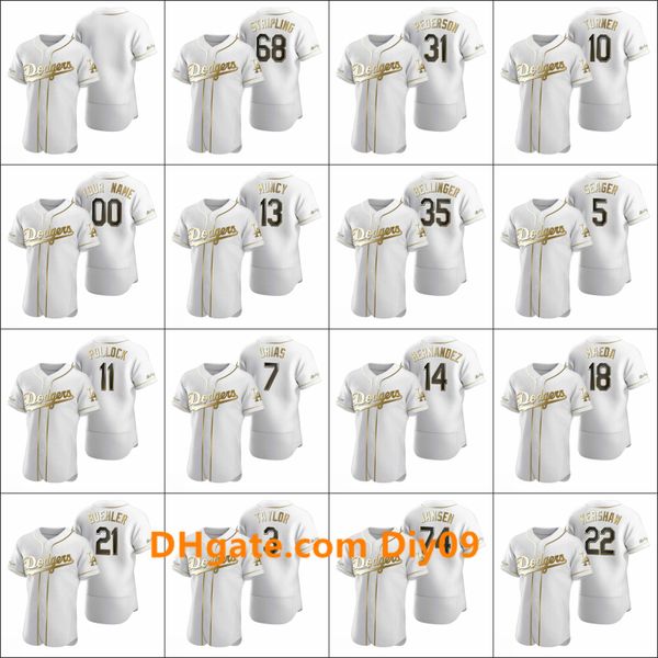 los angeles dodgers men 35 cody bellinger 10 justin turner 22 clayton kershaw women youth authentic golden edition custom jersey, Black
los angeles dodgers men 35 cody bellinger 10 justin turner 22 clayton kershaw women youth authentic golden edition custom jersey, Black