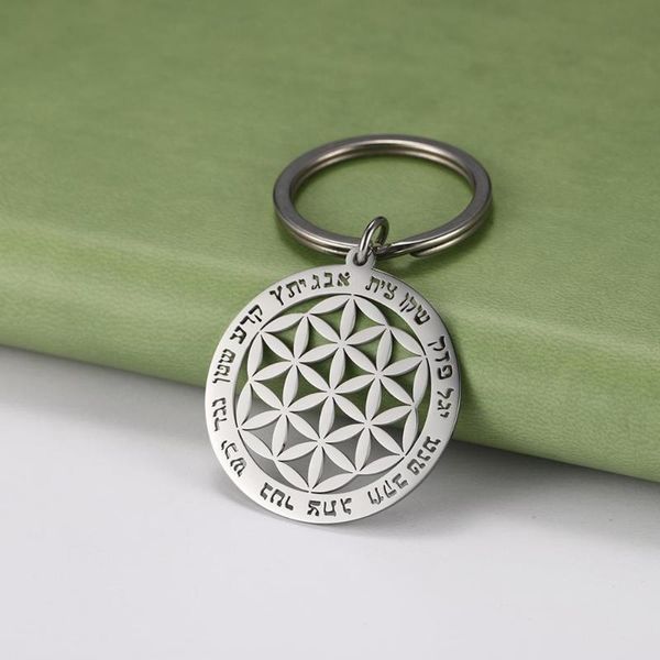 my shape king chain flower of life pendant 316l stainless steel key ring cut out jewelry new year gift keyholder, Silver
my shape king chain flower of life pendant 316l stainless steel key ring cut out jewelry new year gift keyholder, Silver