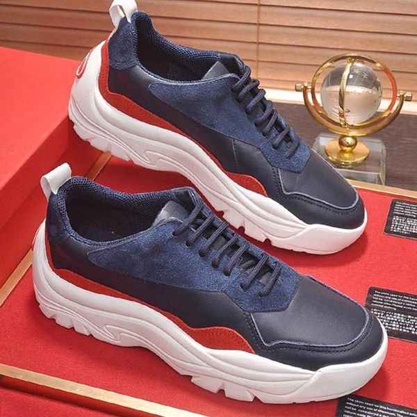 breathable men 's shoes manner schuhe comfortable chunky sneakers lace -up luxury casual plus size mens shoes gumboy calfskin sneaker, Black
breathable men 's shoes manner schuhe comfortable chunky sneakers lace -up luxury casual plus size mens shoes gumboy calfskin sneaker, Black
