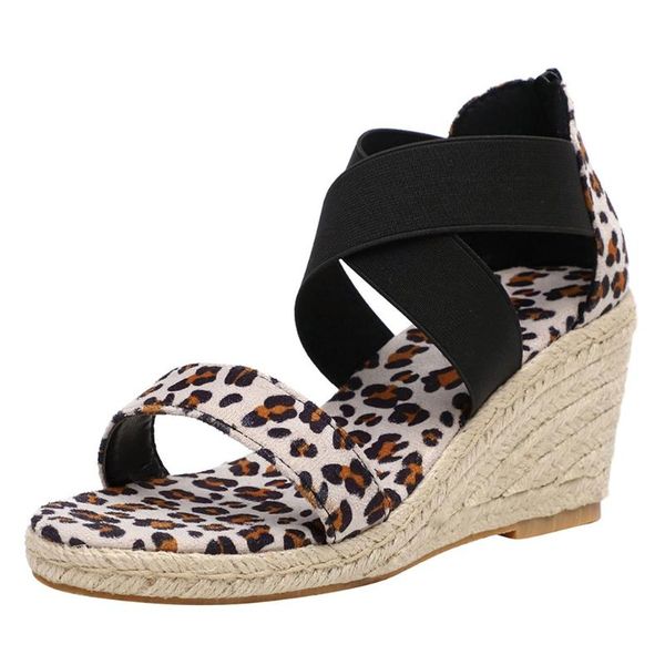 sagace 2020 wedges shoes for women open toe breathable beach women sandals zipper leopard print scarpe donna tacco sandali cs02, Black
sagace 2020 wedges shoes for women open toe breathable beach women sandals zipper leopard print scarpe donna tacco sandali cs02, Black