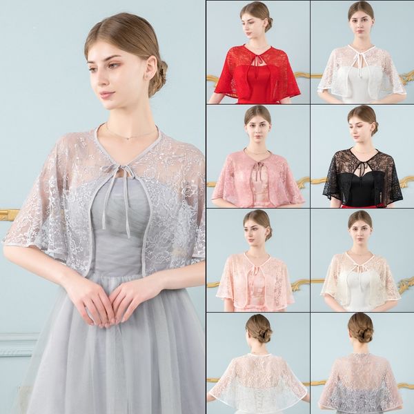 bride wedding dress summer and autumn thin wedding instrument small yarn lace multicolor tie cloak cloak shawl lace shawl, Blue;gray
bride wedding dress summer and autumn thin wedding instrument small yarn lace multicolor tie cloak cloak shawl lace shawl, Blue;gray