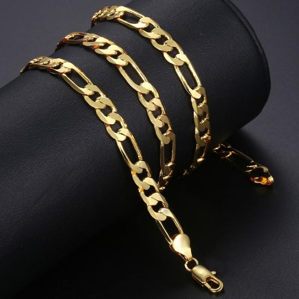 chains davieslee mens necklace chain yellow gold filled figaro link necklaces for men gifts wholesale fashion jewelry 5mm lgn18, Silver
chains davieslee mens necklace chain yellow gold filled figaro link necklaces for men gifts wholesale fashion jewelry 5mm lgn18, Silver