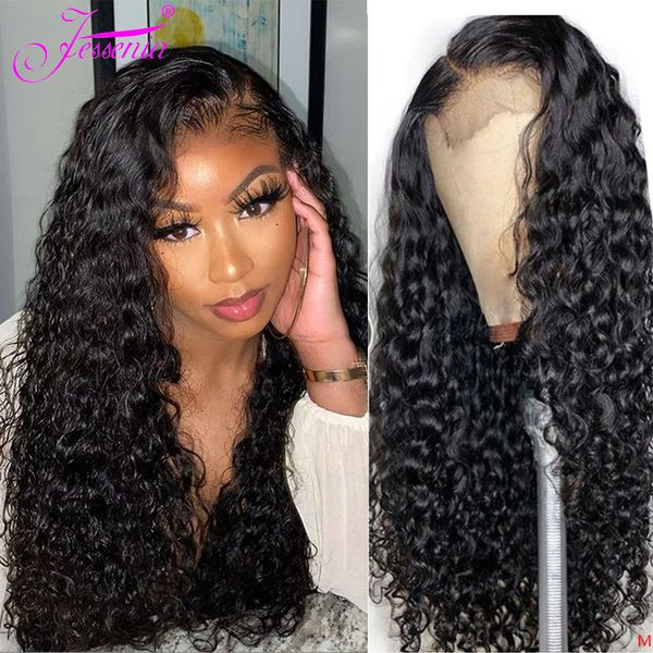 30inches 4x4 lace closure human hair wig water wave transparent indian hair for women pre plucked density 150% wet and wavy wig, Black
30inches 4x4 lace closure human hair wig water wave transparent indian hair for women pre plucked density 150% wet and wavy wig, Black