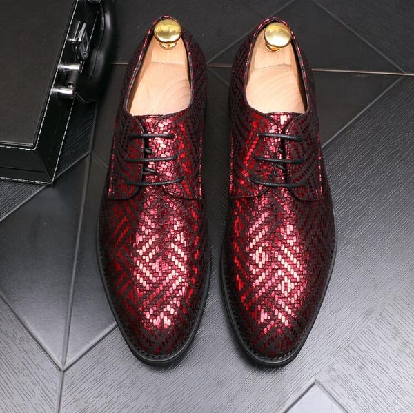 sequins trend pointed toe men leather shoes fashion bright business shoes casual wedding hard-wearing 37-44, Black
sequins trend pointed toe men leather shoes fashion bright business shoes casual wedding hard-wearing 37-44, Black