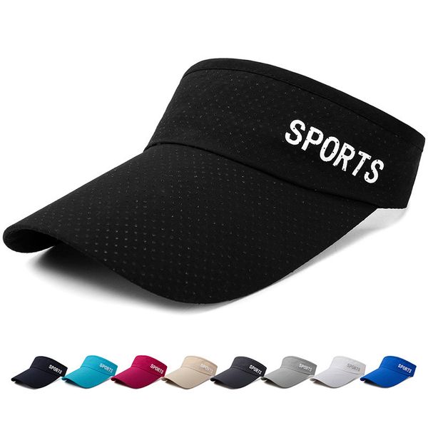 sports man mesh breathable cap adjustable for running tennis golf empty visor cap women sunscreen bone hats, Black;white
sports man mesh breathable cap adjustable for running tennis golf empty visor cap women sunscreen bone hats, Black;white