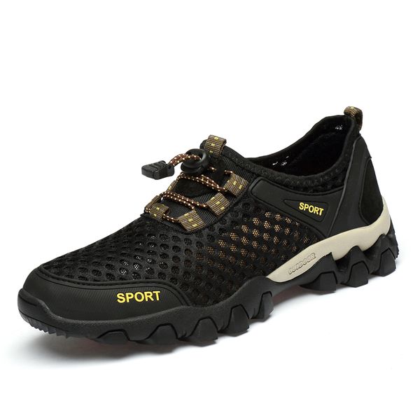 summer new breathable men's walking shoes mesh outdoor men's sports shoes climbing hiking sports quick-drying, Black
summer new breathable men's walking shoes mesh outdoor men's sports shoes climbing hiking sports quick-drying, Black