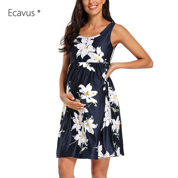 women's sleeveless loose maternity tank dress print pleated bodycon pregnancy casual dresses knee length for baby shower, White
women's sleeveless loose maternity tank dress print pleated bodycon pregnancy casual dresses knee length for baby shower, White