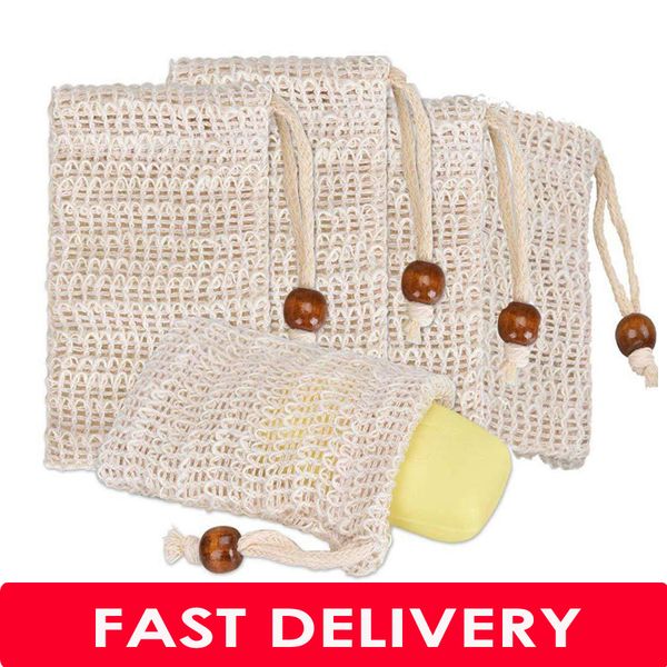 natural exfoliating mesh soap saver sisal soap saver bag pouch holder for shower bath foaming and drying bathroom accessories
natural exfoliating mesh soap saver sisal soap saver bag pouch holder for shower bath foaming and drying bathroom accessories