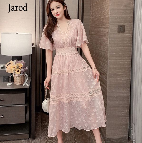 2020 summer women retro lace patchwork chiffon dress v neck high waist vestido elegant short sleeve casual slim midi dress, Black;gray
2020 summer women retro lace patchwork chiffon dress v neck high waist vestido elegant short sleeve casual slim midi dress, Black;gray
