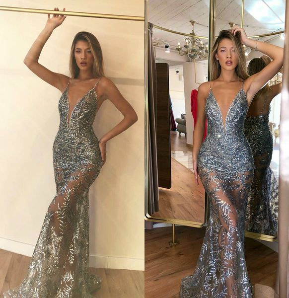 bling mermaid prom dresses lace tulle deep v neck sweep train formal evening gowns sweep train fashion cocktail party dress, Black
bling mermaid prom dresses lace tulle deep v neck sweep train formal evening gowns sweep train fashion cocktail party dress, Black